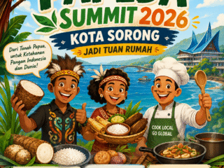 Sagu Naik Kelas! Menko Pangan Siap Meluncur ke Sorong Hadiri Papeda Summit 2026