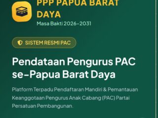 Urus Partai Makin Sat-Set, PPP Papua Barat Daya Luncurkan Aplikasi Pendataan PAC Digital!